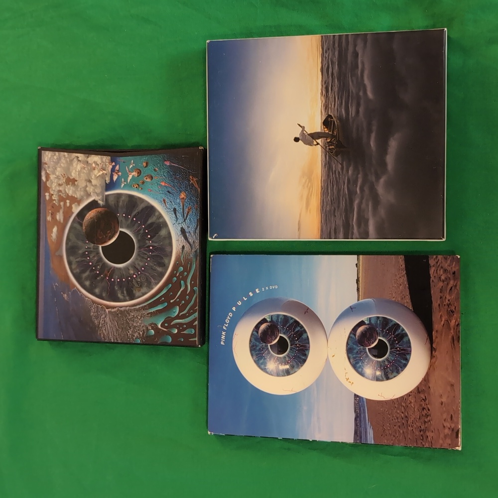 Pink Floyd Blu-ray DVD CD Art Bundle